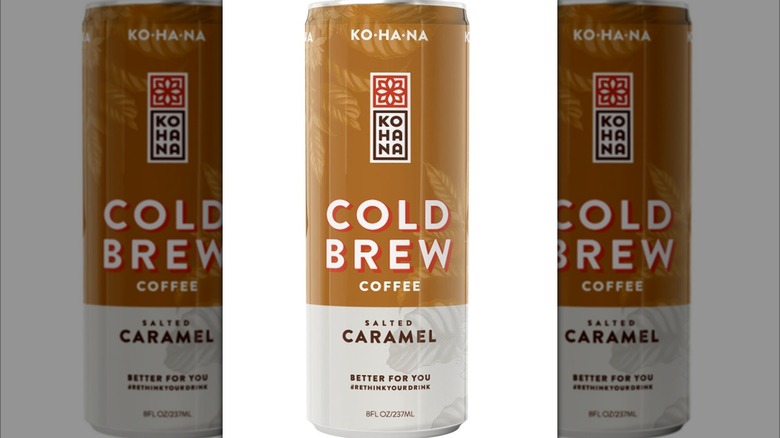 Can of Kohana salted caramel cold brew