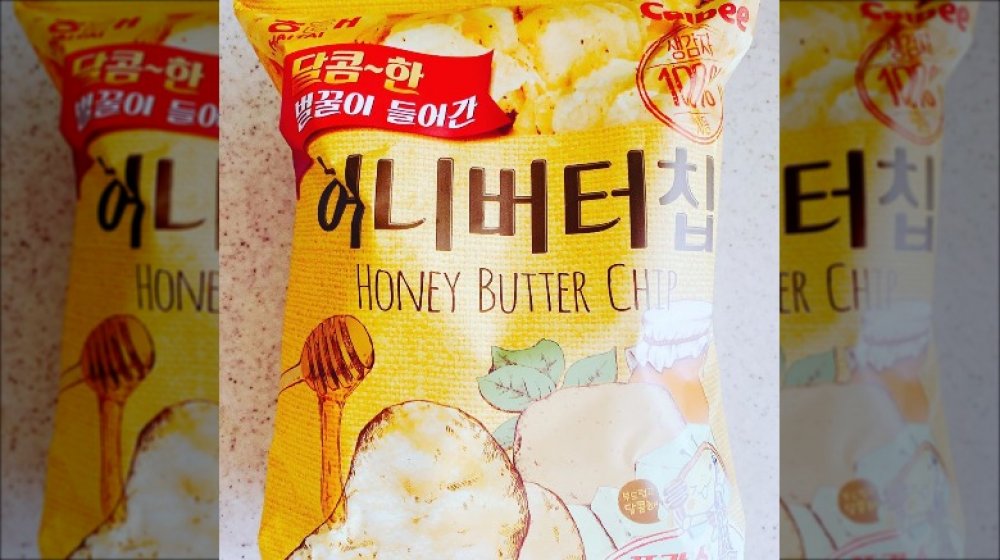 honey butter chips from south korea