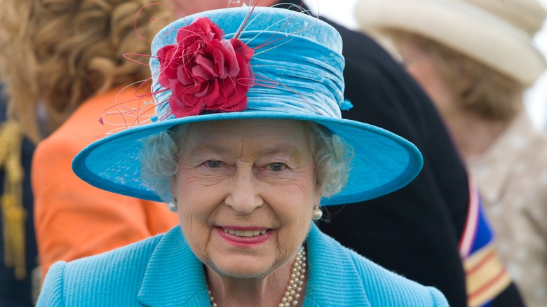 Queen Elizabeth II in a hat