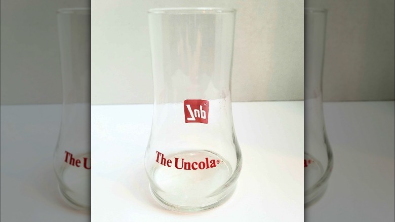 7up uncola glass