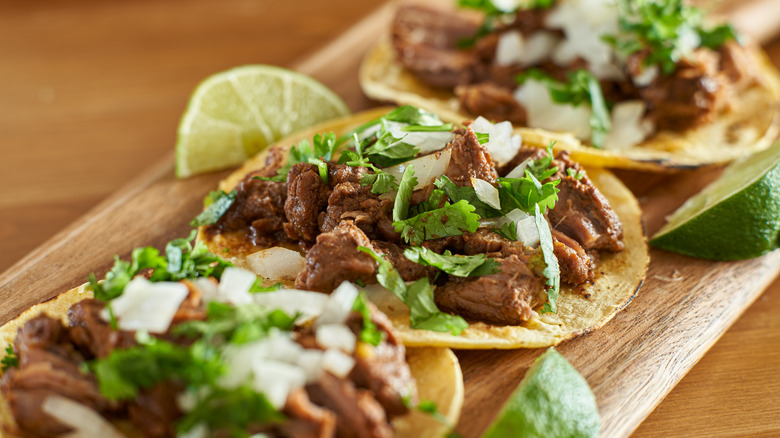 carne asada tacos