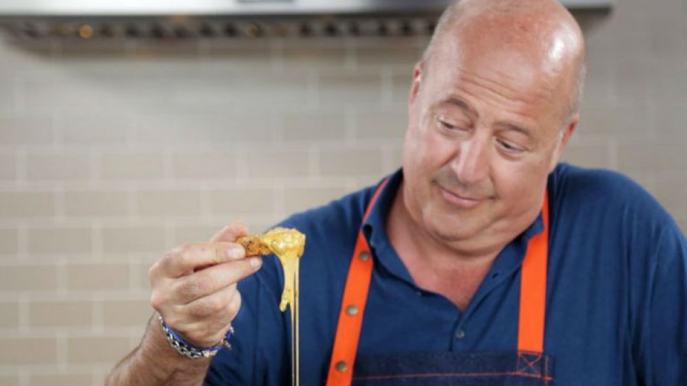 Andrew Zimmern eating gross foods