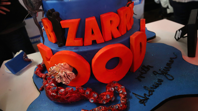 bizarre foods cake with tentacle