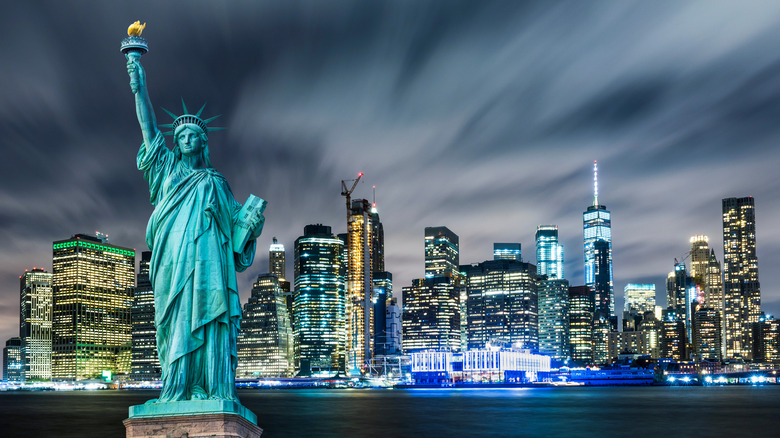 New York city skyline