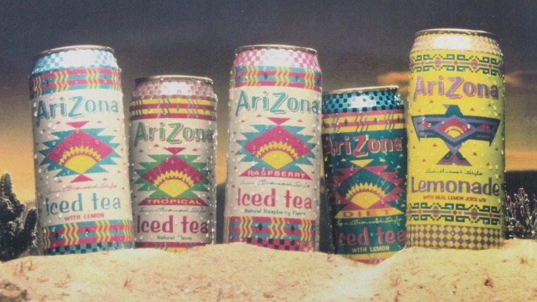 1990s arizona iced tea cans