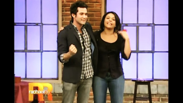 Justin Willman and Rachael Ray
