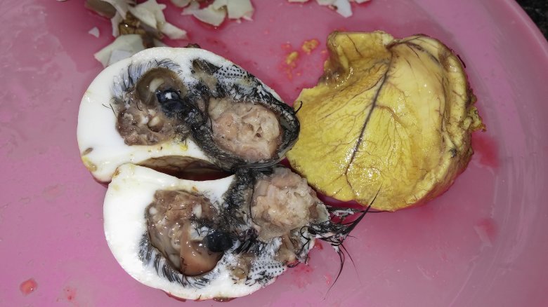 balut on a plate