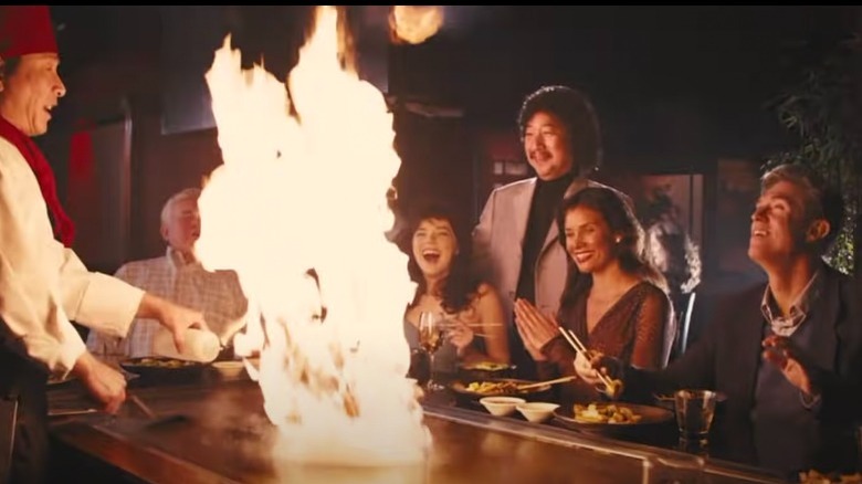 Benihana scene from Wolf of Wall Street