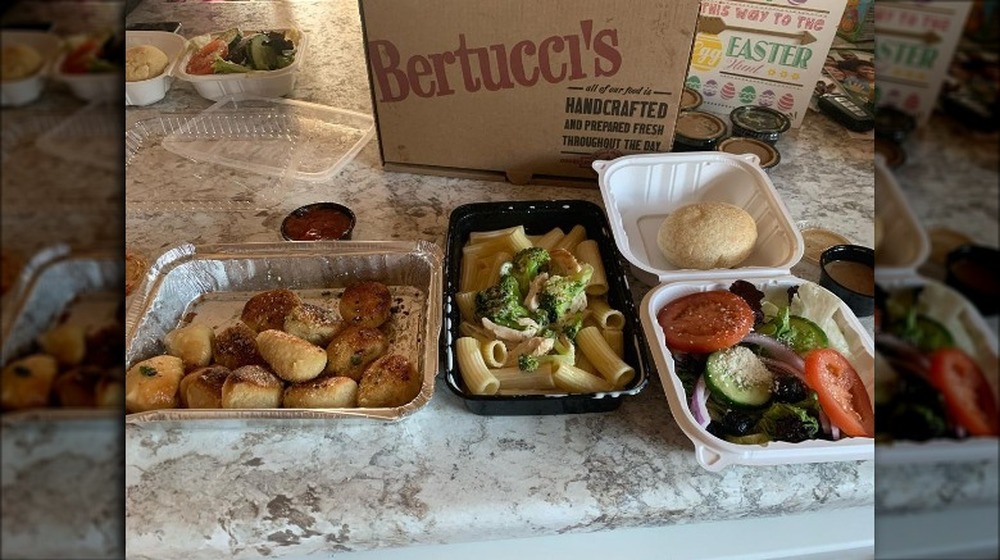 Italian dishes from Bertucci's