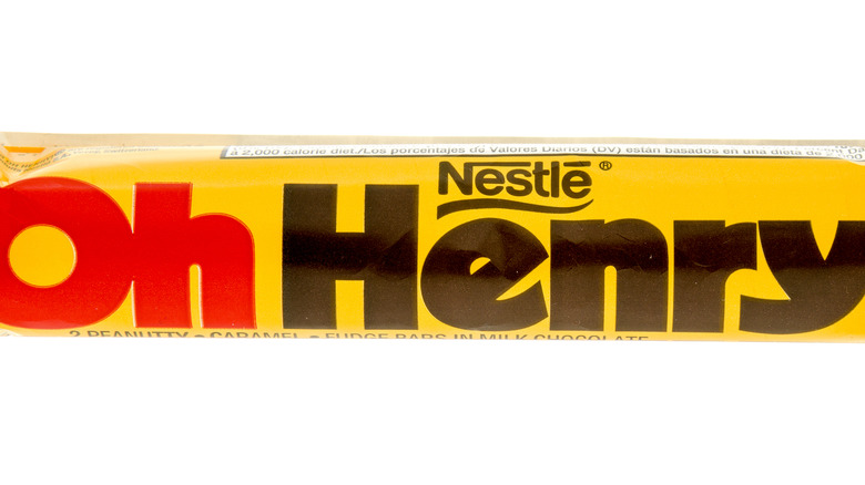 Oh Henry candy bar wrapper