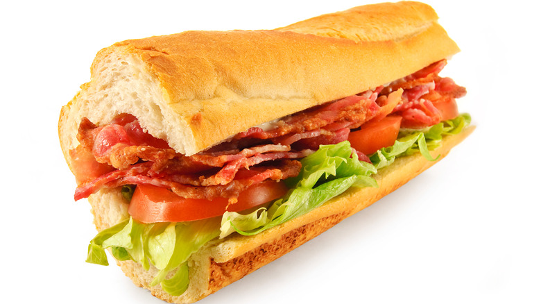 Blimpie BLT submarine sandwich