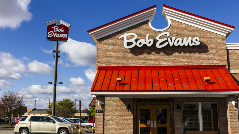 Bob Evans location with parking