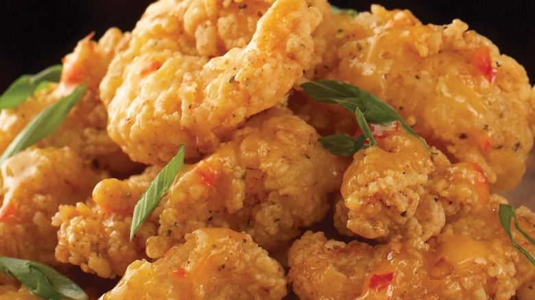 Close up of Bonefish Grill's Bang Bang Shrimp