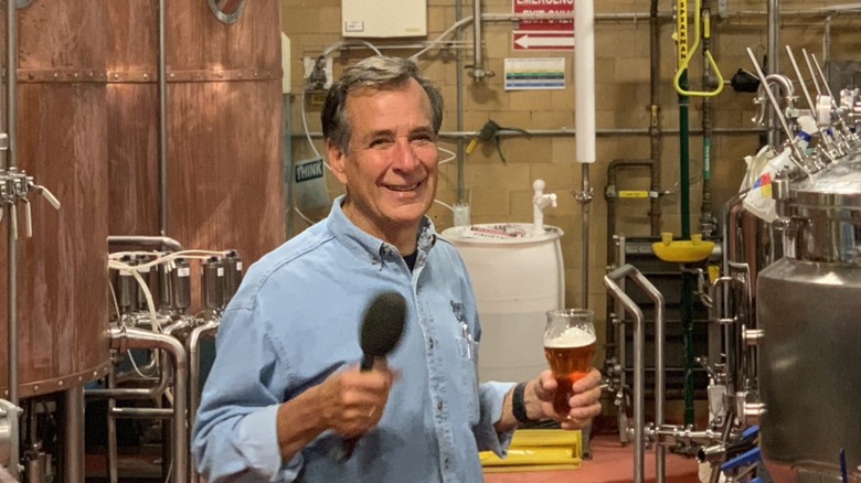 Jim Koch giving brewery tour