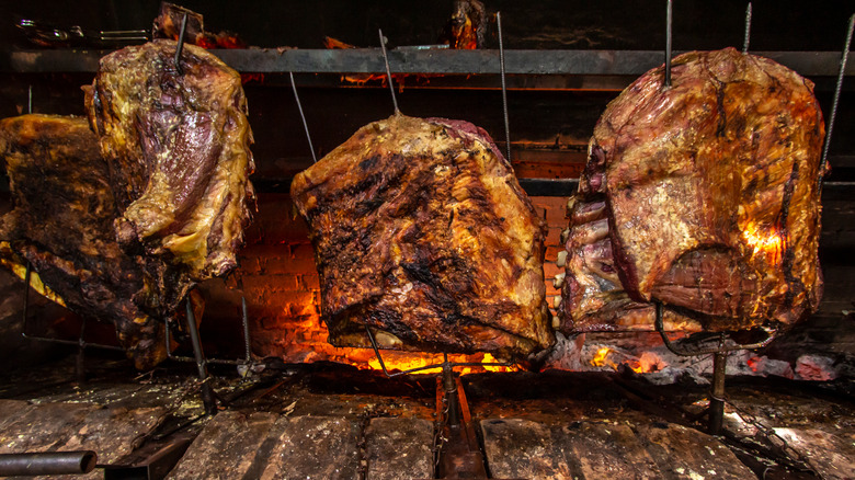 Brazilian-style beef ribs cooked