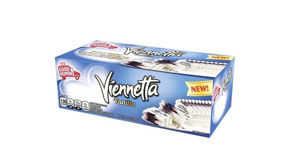 Viennetta ice cream cake in box 