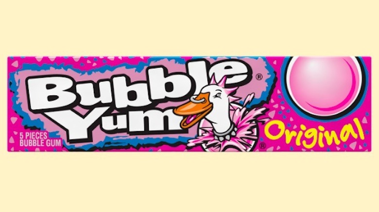 5 pack of Bubble Yum gum