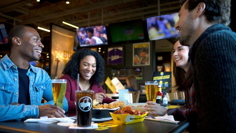 customers at Buffalo Wild Wings