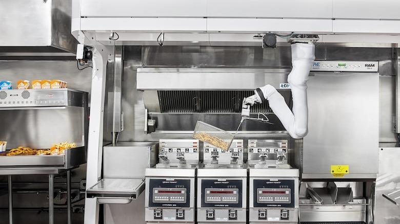 robotic chicken wing fryer