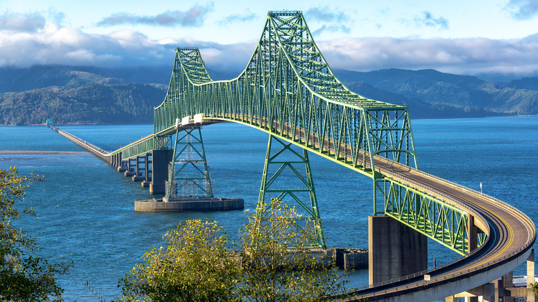 Astoria Bridge crossing Columbia River