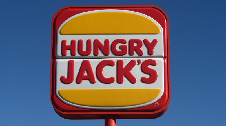 Hungry Jack's sign in Australia