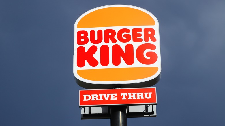 new burger king store sign