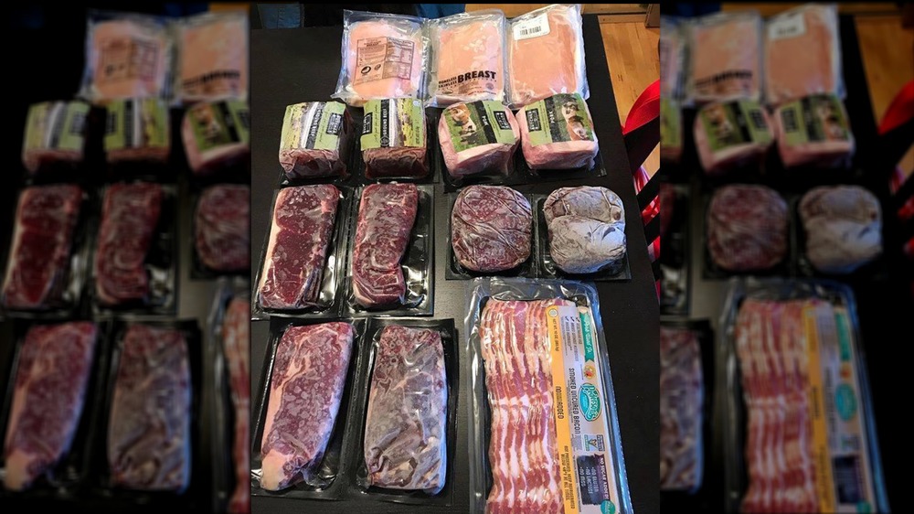 ButcherBox meat and insulated bag