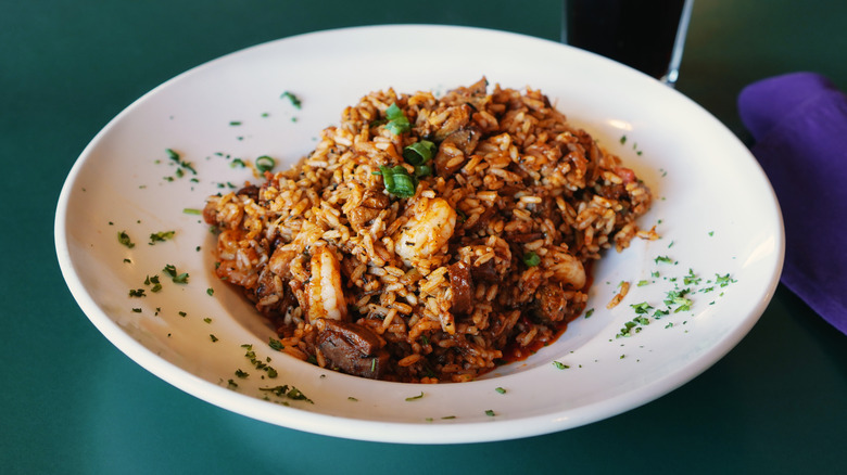 cajun brown jambalaya