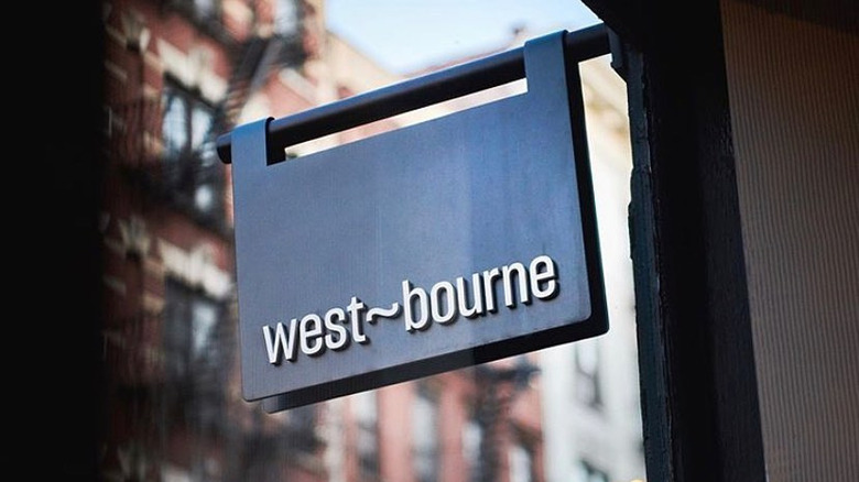 west~bourne restaurant sign