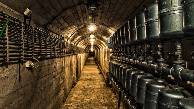 Nuclear bunker hallway