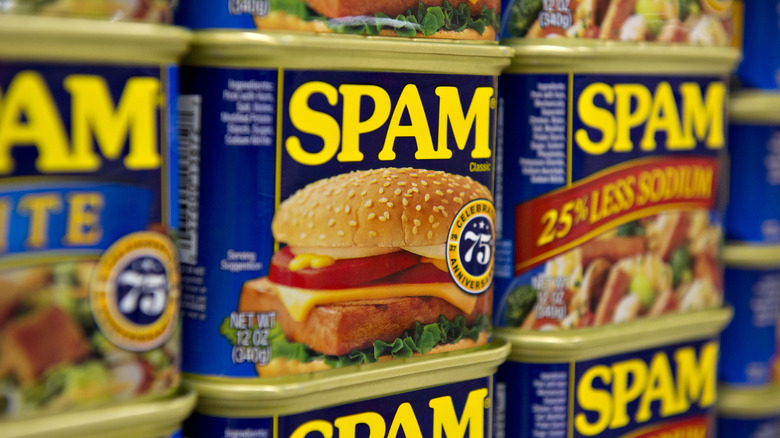 cans of SPAM