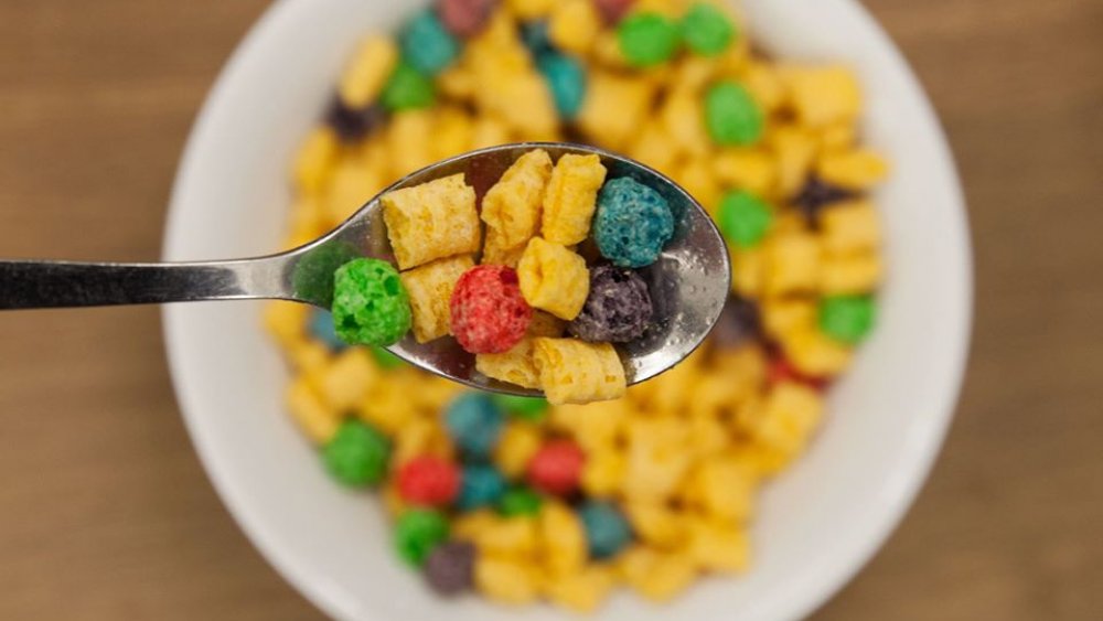 quaker oats and cap'n crunch