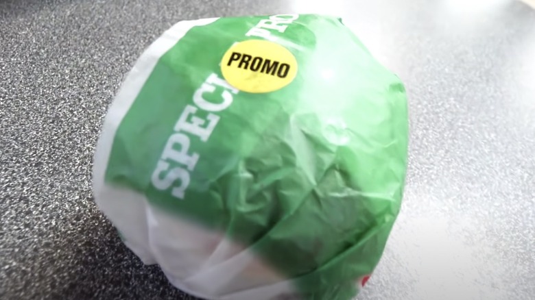 Carl's Jr. special promo burger