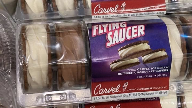 Carvel's prepackaged Flying Saucers