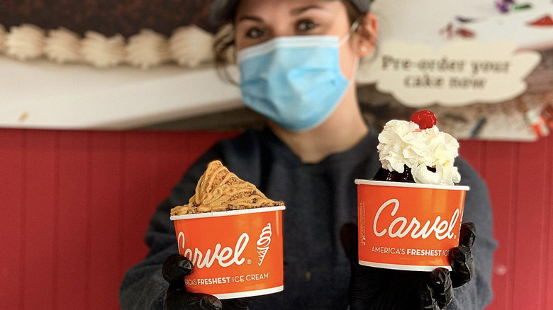 Carvel ice cream cups