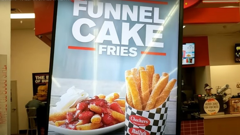 Rally's Checkers funnel cake fries loaded 