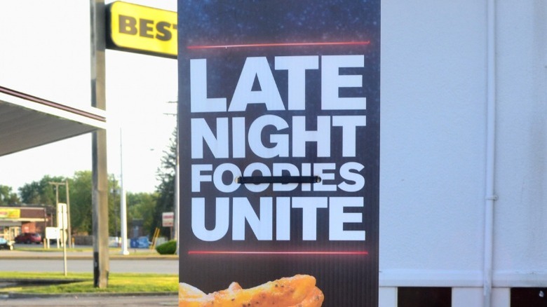 Rally's checkers banner late night foodies unite