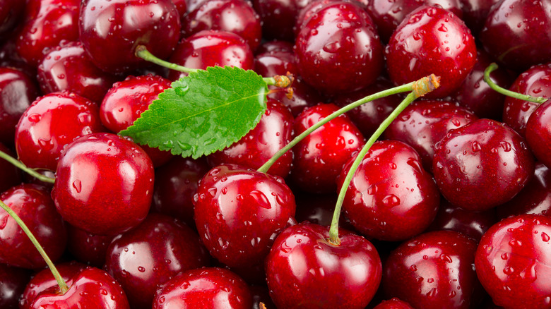 Pile of cherries