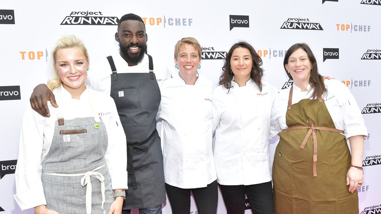 Eric Adjepong and other Top Chef contestants