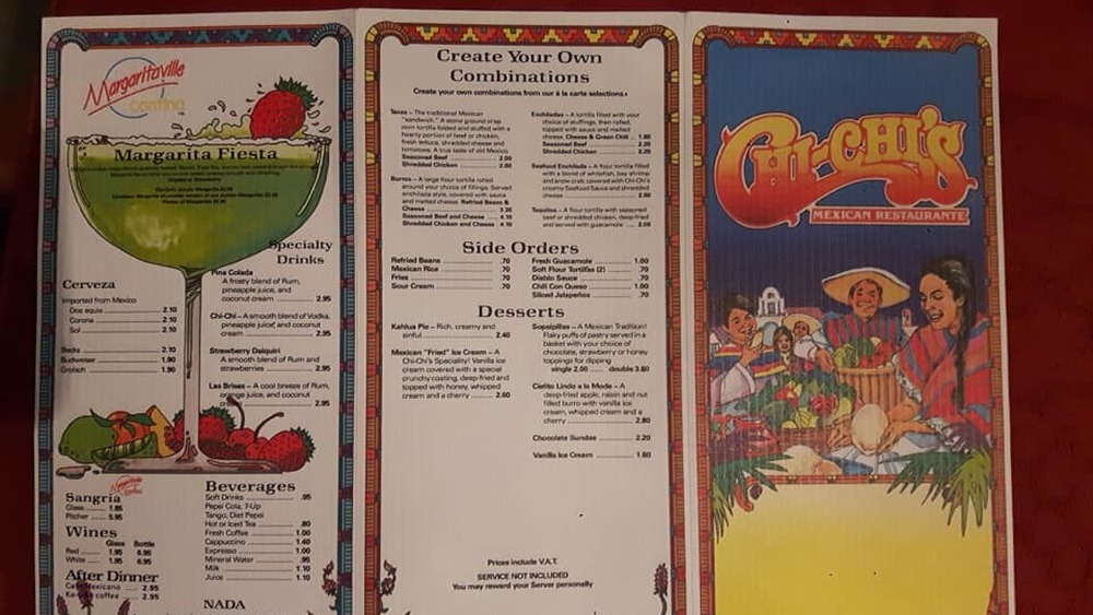 Chi-Chi's menu