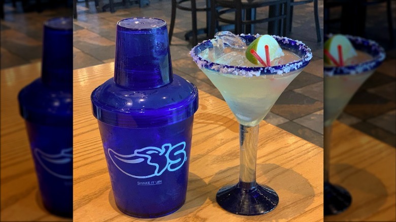 Chili's margarita and shaker