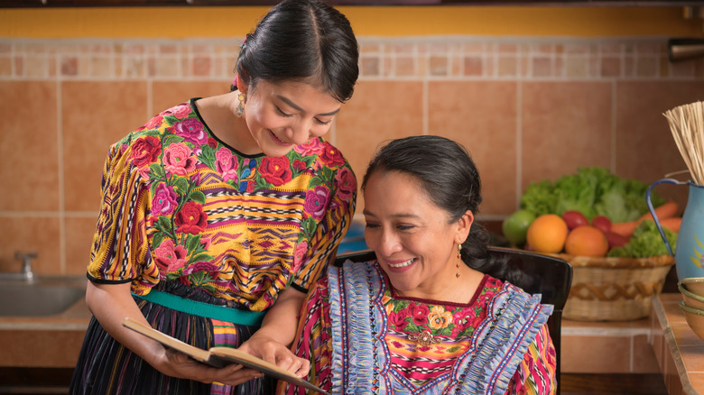 Mexican mother daughter recipe kitchen