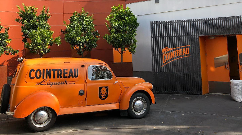 The entrance to Cointreau Distillery