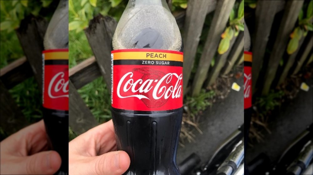 Peach coke zero 