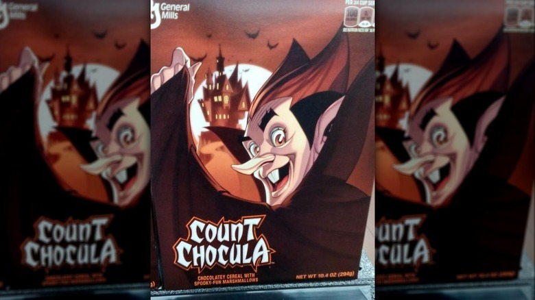 A redesigned Count Chocula Box