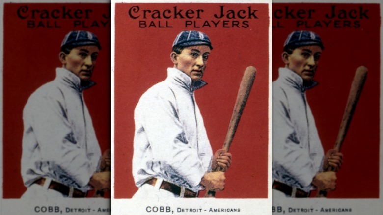 Ty Cobb Cracker Jack baseball card