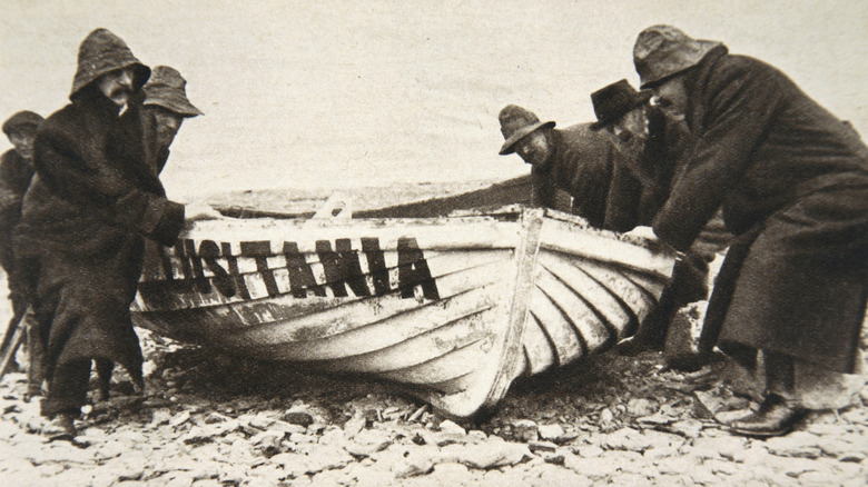 lifeboat from the Lusitania