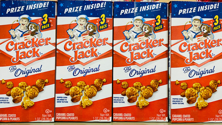 Cracker Jack boxes