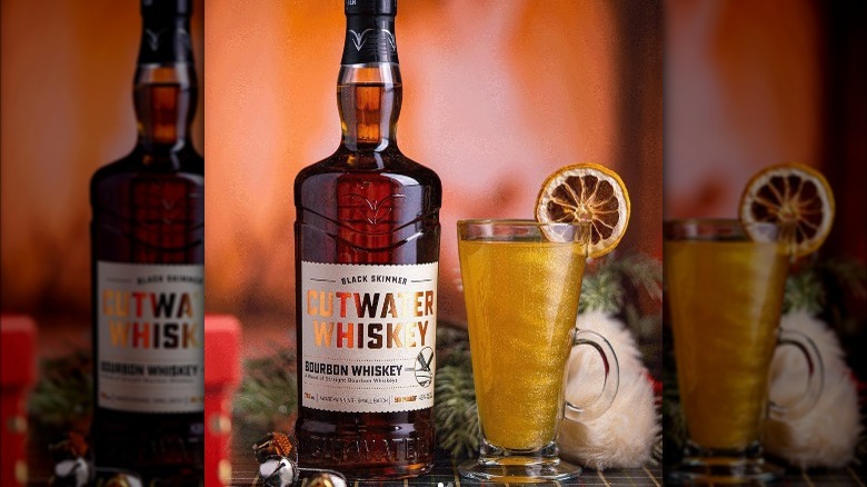 Cutwater bourbon whiskey cocktail