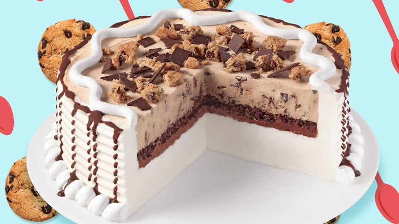 Chocolate Chip Cookie Dough Blizzard Cake